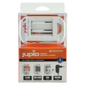 JUPIO COMPACT UNIVERSAL CHARGER WORLD - Billede 2