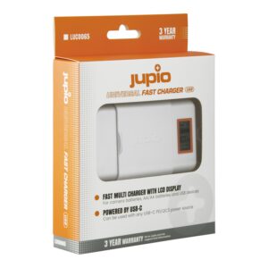 JUPIO UNIVERSAL FAST CHARGER LCD USB-C - Billede 6