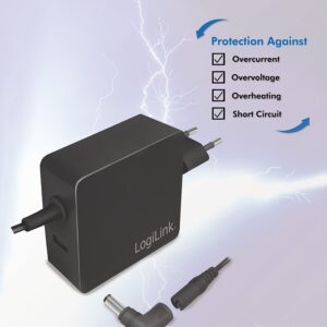 LOGIL LAPTOP UNI STRØMFOR 70W - Billede 6