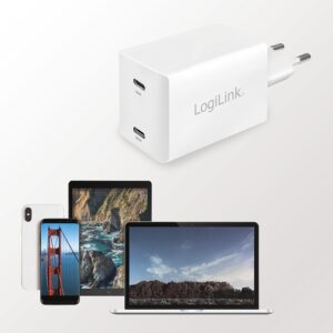 LOGILINK 220V 2XUSB-C 48W - Billede 4
