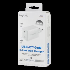 LOGILINK 220V 2XUSB-C 48W - Billede 6