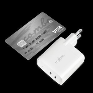 LOGILINK 220V 2XUSB-C PD 65W - Billede 4