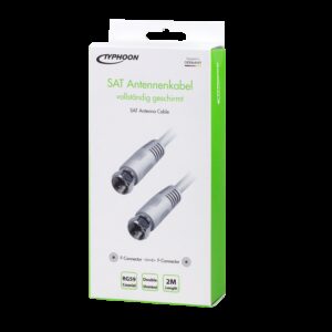 LOGILINK F-STIK ANTENNE KABEL M-M 2M - Billede 2