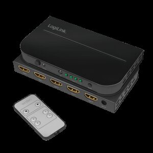 LOGILINK HDMI SWITCH 4X 4K M/FJERNBETJENING - Billede 4