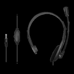 LOGILINK MONO HEADSET M/MIKROFON 3.5MM JACK - Billede 3