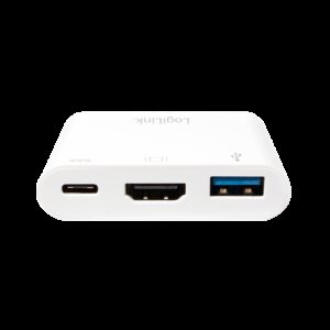 LOGILINK USB-C ADAPTER 1XUSB-A 1XUSB-C 1XHDMI - Billede 2