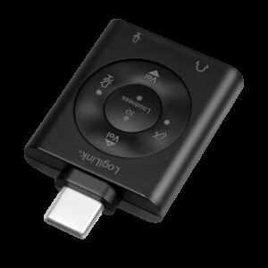 LOGILINK USB-C LYDKORT 2X3.5MM JACK IN/OUT - Billede 3