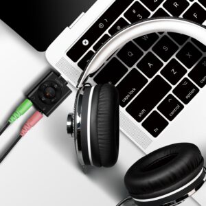LOGILINK USB-C LYDKORT 2X3.5MM JACK IN/OUT - Billede 4