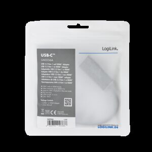 LOGILINK USB-C/M - HDMI/F ADAPTER 4K - Billede 7