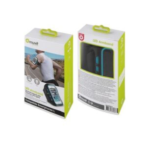 MUVIT LED SPORTS ARMBÅND LARGE BLÅ - Billede 2