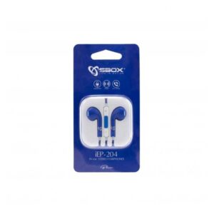 SBOX IN-EAR HEAD BLÅ MIKROFON - Billede 3