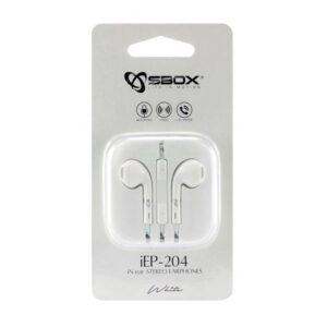 SBOX IN-EAR HEADSET HVID - Billede 2