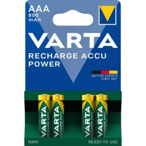 VARTA AKKU POWER AAA 800MAH 4PAK - Billede 2
