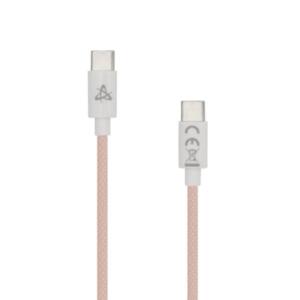 SBOX USB-C-C KABEL 1M 60W PINK - Billede 1