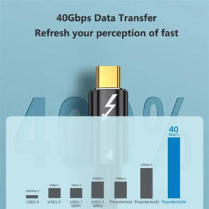 SWISS GO USB4 C-C 100W KABEL 1M - Billede 5