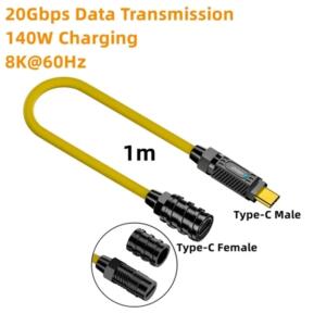 SWISS GO USB-C ULTRA FORLÆNGER KABEL 1M - Billede 5