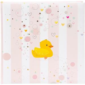 GOLDBUCH 24478 BABY ALBUM RUBBER DUCK GIRL 25X25CM - Billede 1