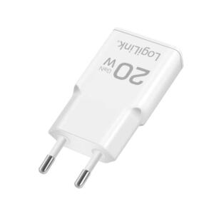 LOGILINK 240V USB-C 20W HVID PD - Billede 2