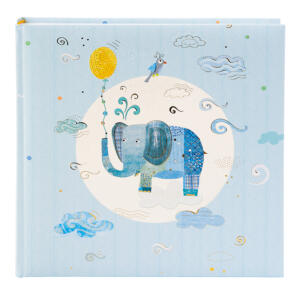 GOLDBUCH BABY ALBUM BLUE ELEPHANT 25X25CM - Billede 1