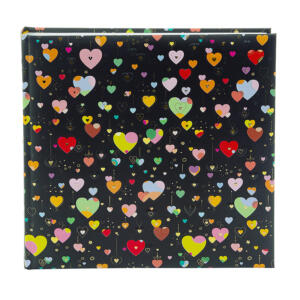 GOLDBUCH 24484 BABY ALBUM HEART TO HEART DARK 25X25CM - Billede 1