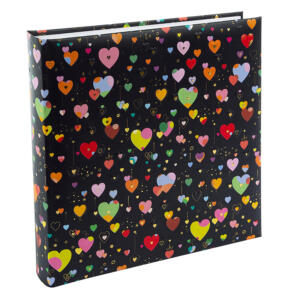 GOLDBUCH 24484 BABY ALBUM HEART TO HEART DARK 25X25CM - Billede 2