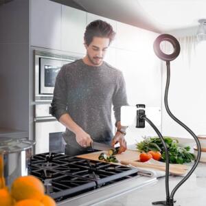 LOGILINK MOBIL LED RING LIGHT 8,5CM - Billede 7