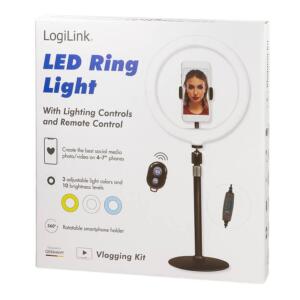 LOGILINK MOBIL LED RING LIGHT 25CM - Billede 9