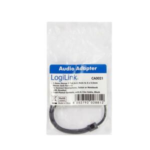 LOGILINK 3.5MM JACK ADPAPTER 1XM 2XF 3-PIN - Billede 3