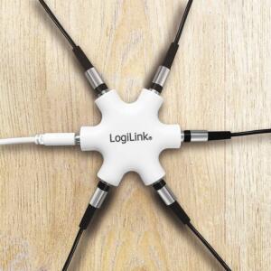 LOGILINK 3.5MM JACK SPLITTER 5XTRS UDGANG - Billede 2