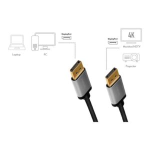 LOGILINK DISPLAY PORT KABEL UHD 5M - Billede 4