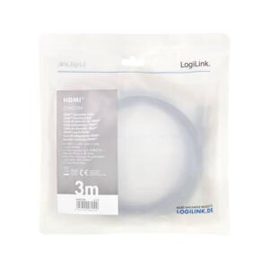 LOGILINK HDMI-A MM 8K KABEL 3M - Billede 4