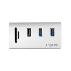 LOGILINK USB 3.0 3PORT HUB M/SDKORTLÆSER - Billede 4