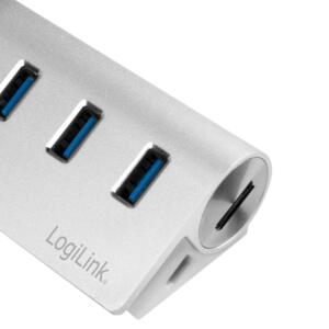 LOGILINK USB 3.0 3PORT HUB M/SDKORTLÆSER - Billede 6