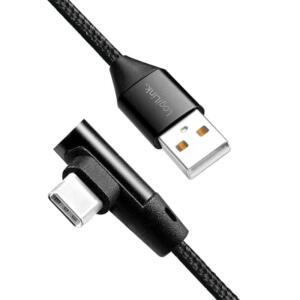 LOGILINK USB-C/M VINKEL - A/M STOF 1M - Billede 2