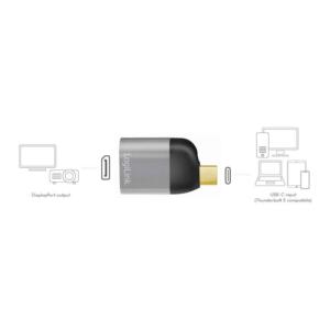 LOGILINK USB-C/M - DISPLAYPORT/F 4K ADAPTER - Billede 5