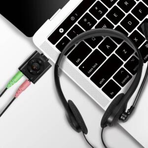 LOGILINK STEREO HEADSET M/MIKROFON 2X3.5MM JACK - Billede 10