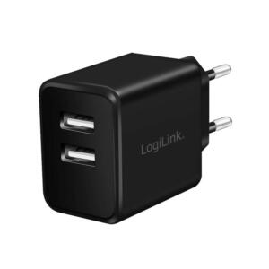 LOGILINK 220V 2XUSB-A 2.4A - Billede 2
