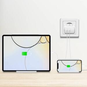 LOGILINK 220V 2XUSB-A 12W/2,A HVID - Billede 5