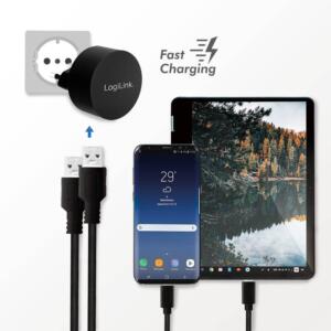 LOGILINK 220V 2XUSB-A FAST CHARGE 10,5W - Billede 5