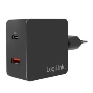 LOGILINK 220V 1XUSB-A 1XUSB-C 18W - Billede 2