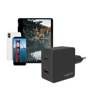 LOGILINK 220V 1XUSB-A 1XUSB-C 18W - Billede 5