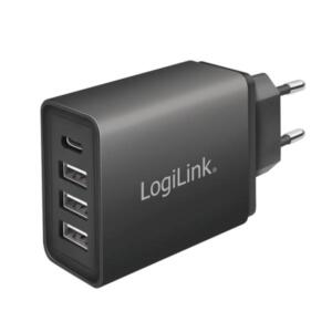 LOGILINK 220V OPLADER 3XUSB-A 1XUSB-C 27W FAST CHARGE - Billede 3
