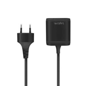 LOGILINK 220V OPLADER 1XUSB-A 1XUSB-C 1.5M - Billede 2