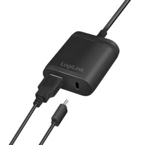 LOGILINK 220V OPLADER 1XUSB-A 1XUSB-C 1.5M - Billede 5