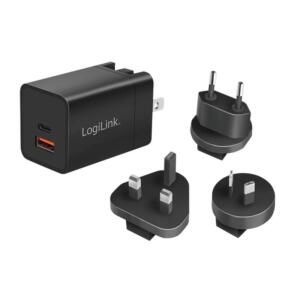 LOGILINK REJSEADAPTER USB-C/A 30W - Billede 2