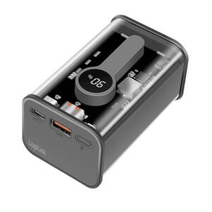 LOGILINK POWERBANK 10000MAH TRANSPARENT - Billede 4