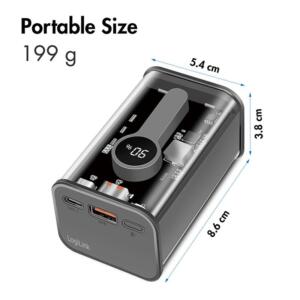 LOGILINK POWERBANK 10000MAH TRANSPARENT - Billede 7