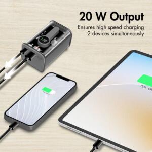 LOGILINK POWERBANK 10000MAH TRANSPARENT - Billede 8