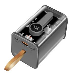 LOGILINK POWERBANK 20000MAH TRANSPARENT - Billede 3