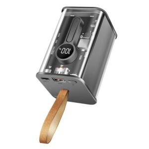 LOGILINK POWERBANK 20000MAH TRANSPARENT - Billede 2